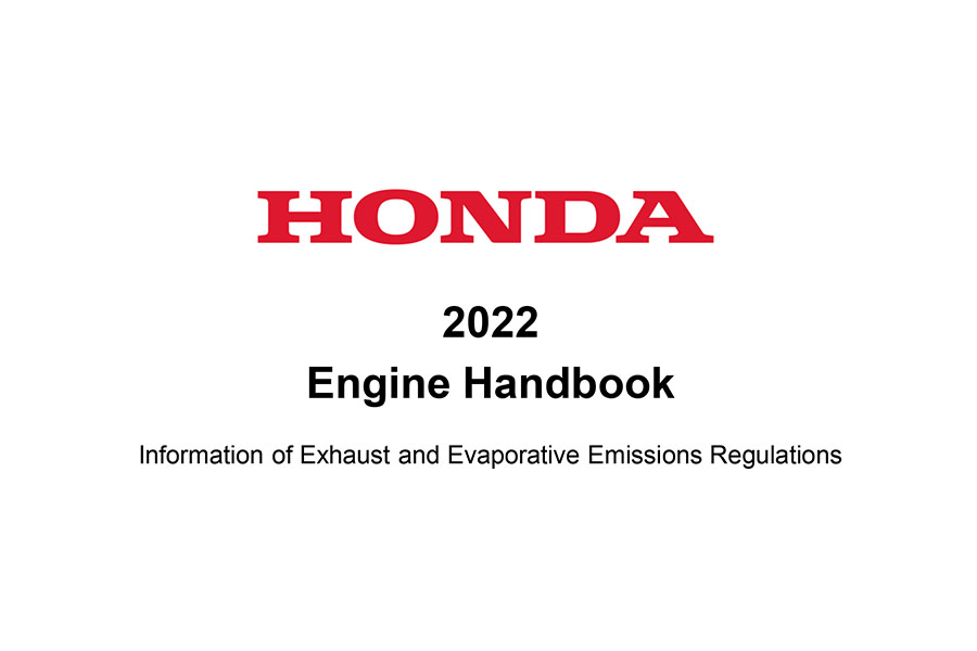 Honda Engine Handbook 2022