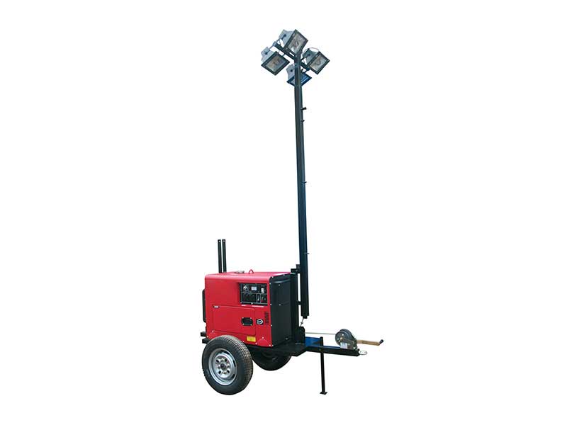 HLT1000A Vertical Mast Light Towers With 5.5m Frame Extension