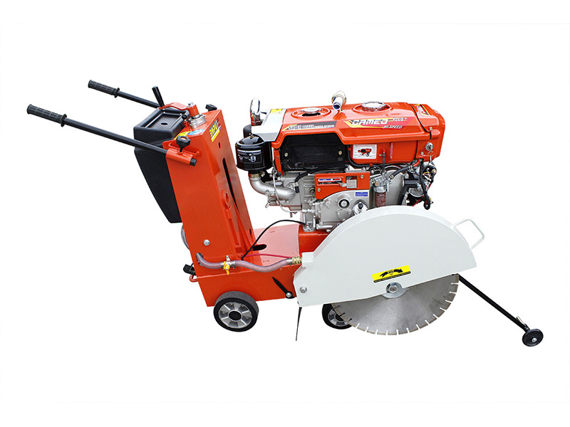 HT600D Concrete Saw with 12HP Water-cooled Diesel Engine